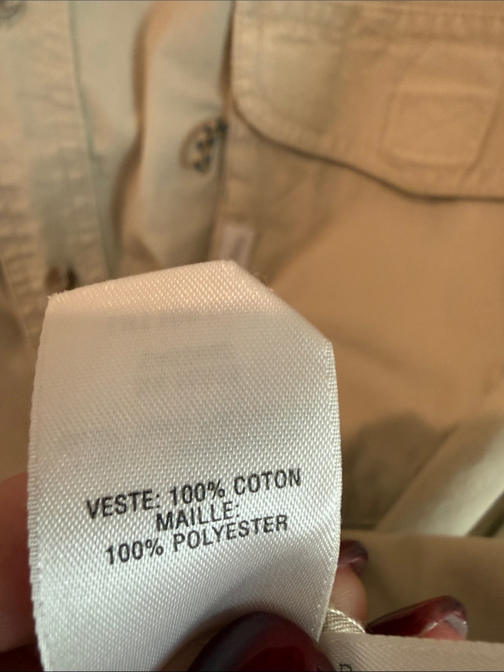 Cabela's Men's Tan Button-Front Utility Shirt XXL - Picture 6 of 7